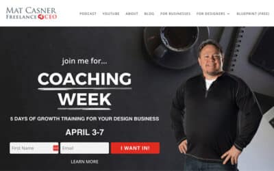 Coaching Week is coming April 3rd-7th, 2023